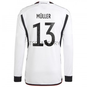 Duitsland Thomas Muller 13 Thuis Shirt World Cup 2022 L/S